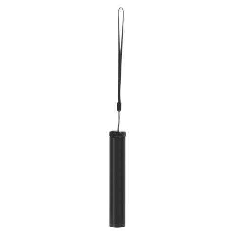 Aluminum LED torch with light in the front and on top. Flash and static light possible. Magnets on the back. Wristband and batteries included. Comes packaged in a gift box.