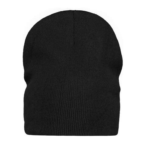 This fine-knit, acrylic winter hat without a turn-up is a great addition to Nilton’s collection. It provides comfortable warmth for your head during cold weather conditions and is a good fit. Extremely suitable for embroidery due to the large embroidery area.