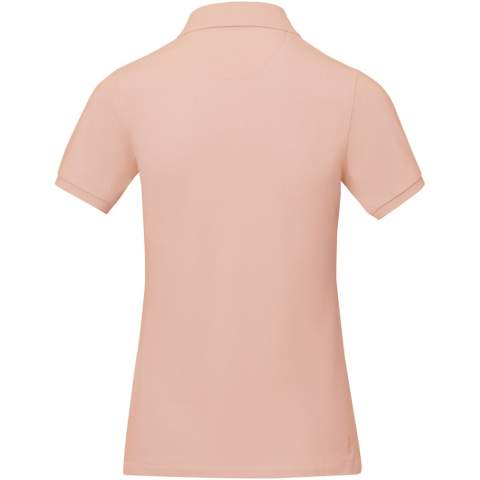 The Calgary short sleeve women's polo is a classic essential that combines style and comfort effortlessly. Made from a 200 g/m² pique knit fabric with a pre-shrunk finish, it ensures a perfect fit that lasts and therefore is suitable for different actitvities and events. The flat knit rib cuffs add sophistication and the polo is designed with a fitted shape for a feminine look. Side slits with satin tape finishing and forward shoulder seam with chain stitching added for flexibility and comfort. Available in a range of vibrant colours.