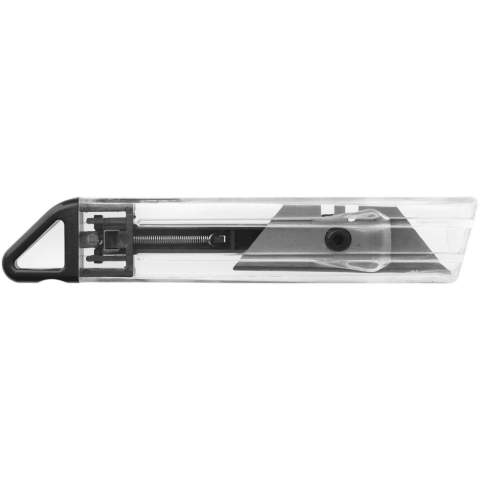 Cutter knife with automatic retractable blade.