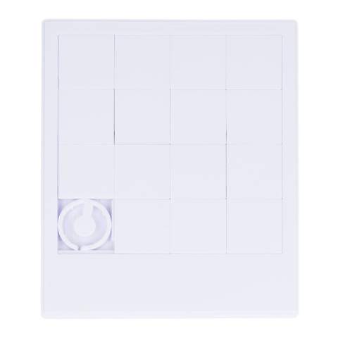 Fordern Sie Ihren Geist mit diesem großen Schiebepuzzle aus 100% recyceltem PS heraus. Als perfektes Werbegeschenk hergestellt kann dieses Puzzle mit einem großen vollfarbigen Design bedruckt werden um Ihre Massage zu präsentieren. Seine kompakte Größe macht es einfach es in Ihrer Tasche oder Ihrem Beutel zu tragen und bietet Unterhaltung, wo immer Sie hingehen.