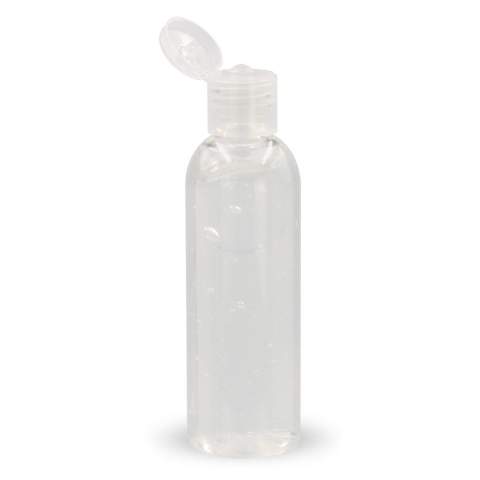 Handreinigungsgel auf Alkoholbasis (70%) in einer großen 100ml Flasche. Die kompakte Form, ermöglicht den problemlosen Transport in Taschen, Rucksäcken und Koffern.