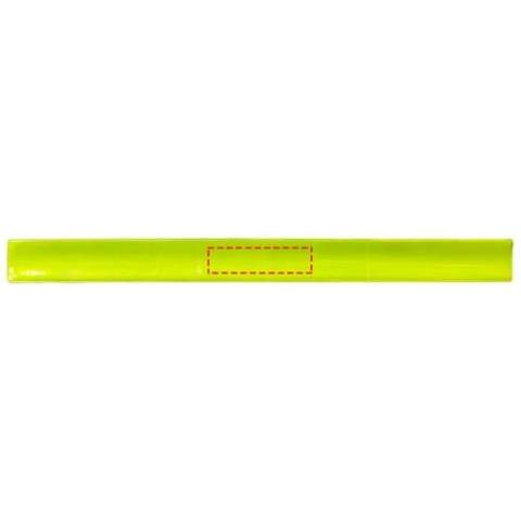 Slap wraps provide 360 visibility in the dark and are ideal for carrying promotional messages. By using these certified slap wraps you make traffic safety a feature of your brand. A slap wrap is an elongated reflector with a specially developed spring welded inside. With a light slap it easily curls around the arm or ankle. Available in various sizes, and in white or yellow colour. Features a florescent RFX soft reflective film made from phthalate free PVC or the more sustainable option TPU. Materials have been tested in accordance with SVHC (Substances of Very High Concern) REACH candidate list and are free of phthalates. The slap wraps are CE tested and approved in accordance with EN 17353 type B 2. Supplied with an information sheet. Made in Europe.