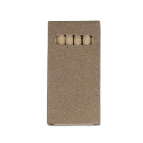 Ein Set mit 6 leuchtenden Buntstiften, hübsch verpackt in einer Kraftbox. Dieses Set ist ideal für kreative Projekte zu Hause, in der Schule oder unterwegs und eignet sich perfekt für Kinder und die die gerne zeichnen und malen. In Kombination mit dem Öko-Digitaldruck ist es eine nachhaltige Option, die sowohl Spaß macht als auch umweltbewusst ist.