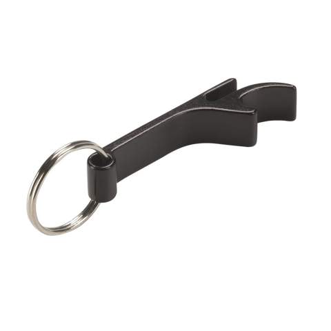 Sleutelhanger met aluminium opener.