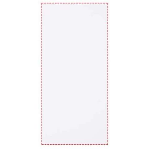 Bloc-notes Desk-Mate® 1/3 A4 blanc avec des feuilles en papier recyclé 80 g/m². Marquage possible sur chaque feuille. Trois tailles disponibles (25/50/100 feuilles). 