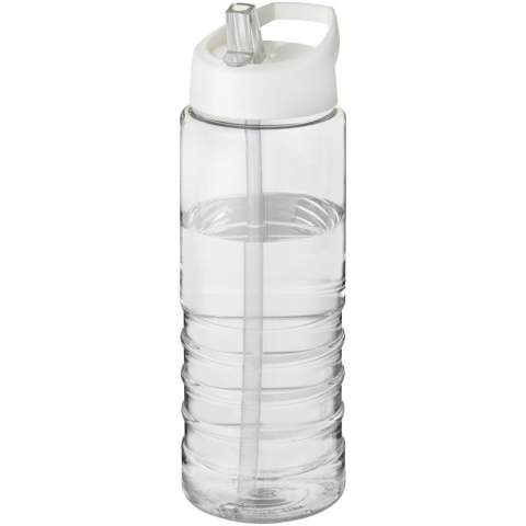 Single-walled sport bottle with ribbed design. Features a spill-proof lid with flip top. Volume capacity is 750 ml. Mix and match colours to create your perfect bottle. Contact us for additional colour options. Made in the UK. Packed in a home-compostable bag. BPA-free.