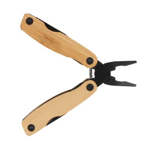 Unleash versatility with our bamboo multi-tool, boasting 12 functions. The ultimate all-in-one solution for countless tasks and adventures.