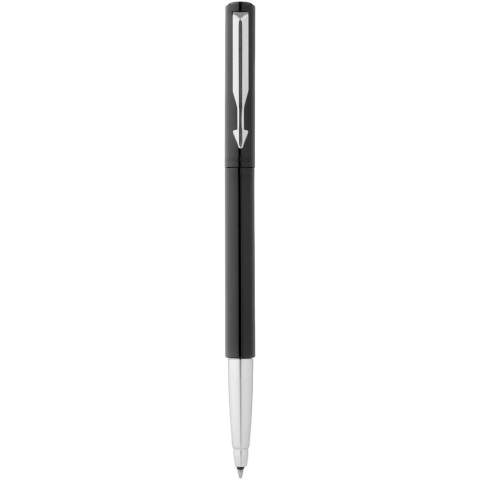 Einfach, unentbehrlich und zuverlässig, das ist der Vector Tintenroller von Parker im Wesentlichen. Der Vector Stift wurde mit Präzision entworfen, so dass man sich jeden Tag auf ihn verlassen kann. Er ist das perfekte Präsent für jede Feier und kann mit verschiedenen Werbeanbringungsoptionen personalisiert werden. Der Stift ist nachfüllbar und somit eine nachhaltige Option. Der Vector ist aus Edelstahl und Kunststoff gefertigt und wird mit einer Rollerball-Mine in einer Parker-Geschenkbox geliefert.