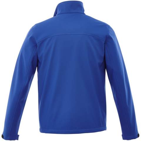 The Maxson men's softshell jacket – the ultimate blend of style and performance for your outdoor adventures. Made from 270 g/m² polyester with a water repellent finish, this three-layered softshell jacket offers 8000 mm waterproof protection and 400 g/m² breathability. Its mechanical stretch woven fabric ensures unrestricted movement, while the micro fleece lining keeps you cozy and warm. Whether facing rain or staying active, this versatile jacket keeps you comfortable and dry. Convenient hand pockets with zippers offer secure storage for your essentials. The adjustable cuffs with hook and loop closure allow for a customisable fit. Elevate your outdoor experience with the Maxson softshell jacket as its the ideal companion, combining functionality and style effortlessly. 