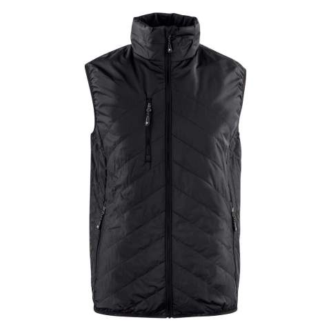 Bodywarmer uitvoering van de Deer Ridge jas. Gequilte vest met Thermolite Micro.  Volledig gevoerd en omgekeerde ritssluitingen. Elastische band aan de zoom onderaan en de mouwopening.  Overal mee te nemen doordat je de vest kan bijeenvouwen en wegsteken in de voorzak.