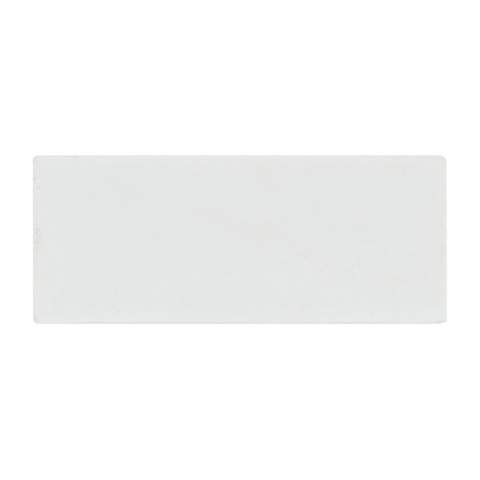Aimant de forme rectangulaire. Qualité : 6,0 N. Existe en noir ou en blanc. Marquage sur la 1ere face en digital (quadri) ou tampographie. Tous nos produits sont testés et certifiés, et répondent  aux normes sociales. 