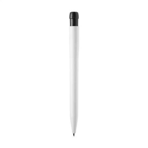 Stylo à bille avec recharge d'encre bleue de la marque Stilolinea®. Le corps à finition mate est fabriqué en plastique PLA Ingeo®. L'ingeo® est un plastique à base de fibres végétales, ce qui rend ces stylos biodégradables et compostables à 80%. De plus, seul un tiers de l'énergie est nécessaire pour la fabrication de stylos en PLA par rapport à la production de plastique ABS standard.  Chaque stylo comporte le logo Ingeo sur le clip/bouton poussoir de couleur pour faire remarquer à vos clients votre engagement envers les produits durables. Fabriquée en Italie.
