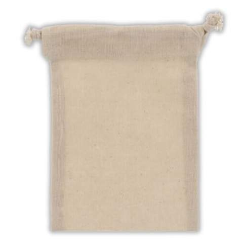 Sac cadeau en coton OEKO-TEX®. Ce sac est un excellent moyen de présenter votre cadeau. La couleur et le matériau en coton donnent au sac un aspect classique agréable.