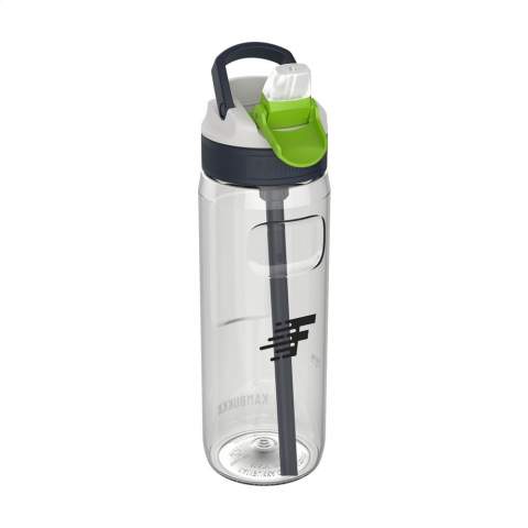 Intelligent and durable water bottle made by Kambukka®. Thanks to the Spout lid with a drinking spout and angled straw, you don’t have to tilt your head to finish your drink. Safe while driving and easy to use during sports activities. When closed, the drinking spout is protected from dirt. • Made of clear and odourless Tritan • excellent quality • BPA-free • universal lid; also fits on other Kambukka® drinking bottles • the lid is heat-resistant and dishwasher-safe • handy grip • 100% leakproof • contents 750 ml.
STOCK AVAILABILITY: Up to 1000 pcs accessible within 10 working days plus standard lead-time. Subject to availability.