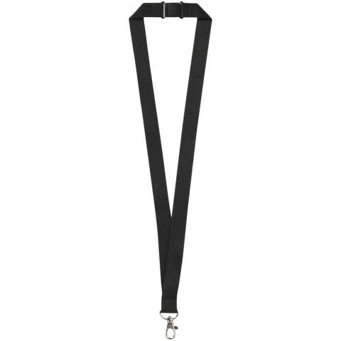 Lanyard für Namensschilder, Ausweise oder Schlüssel. Abreissverschluss verhindert die Erstickungsgefahr. Setup Kosten für die zweite Position entfallen, wenn auf beiden Seiten eine Werbeanbringung mit dem selben Logo erfolgt. Druckkosten pro Position fallen dennoch an.