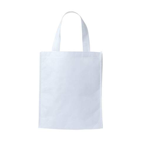 Wow! Un cabas qui se dissout dans l'eau. Le sac est en polyvinyle, également appelé PVA. Le PVA se dissout facilement dans l'eau et est biodégradable. Dans l'eau chaude même en quelques secondes. Le sac disparaît dans les 6 mois si par exemple fini dans l'océan (selon la température de l'eau, la turbulence, la salinité etc.) Vous pouvez simplement marcher avec le sac sous la pluie car il ne se dissout que s'il est en permanence dans l'eau ou immergé. Capacité environ 34 litres.  La composition de l'alcool polyvinylique est CH2-CH-OH et il se divise lorsqu'il est dissous dans l'eau (H2O) et le carbone (C). Le carbone n'est pas un gaz et n'entrera donc pas dans l'air en tant que gaz à effet de serre.