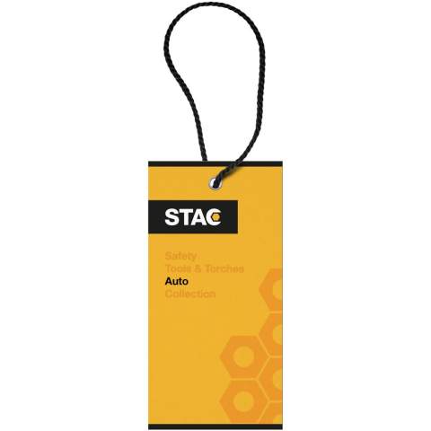 Je auto op orde met deze kofferbak-organizer die netjes kan worden opgevouwen als hij niet in gebruik is. Gemaakt van 600D polyester. Twee binnencompartimenten en twee buitenvakken voor extra opbergruimte. Gevoerde grepen. Geleverd met een STAC hanger. Exclusief ontwerp.