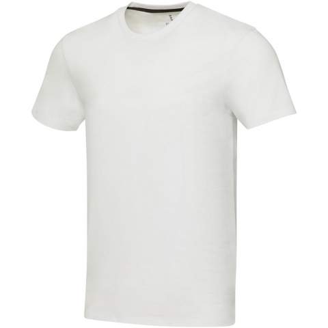 The Avalite short sleeve unisex recycled t-shirt - a perfect blend of style, sustainability, and comfort. With innovation and environmental consciousness in mind, this t-shirt combines an elegant design with a powerful commitment to reducing environmental impact. The self-fabric collar and narrow double needle stitching ensure durability while maintaining a polished look. Made of recycled cotton and recycled polyester, its single jersey 160 g/m² fabric offers comfort and breathability. The t-shirt incorporates Cyclo® recycled fibres where they use pre-sorted waste that determines the colour of the yarn. These fibres do not only reduce the demand for virgin resources but also exhibit a commitment to a circular life, embodying the essence of reducing waste and promoting a closed-loop system. Each t-shirt also comes with an Aware™ tracer. This innovative feature allows users to trace the origins and journey of their item through a QR code, enhancing transparency in the supply chain and fostering a stronger connection between the product and its production process.
