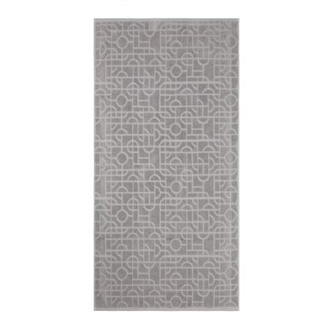 A luxurious addition to your bathroom crafted from 100% organic cotton, this set features two large towels (135x65 cm) and two small towels (65x40 cm), ensuring both functionality and style. With a plush 500 gsm weight, these towels offer good absorbency and softness. The subtle geometric pattern adds a touch of elegance to your bathroom decor, while the organic cotton material provides a quality feel without compromising on comfort. Each set is thoughtfully packaged in FSC®-certified kraft packaging. The Organic Content Standard (OCS) verifies organically grown material and tracks it from source to final product. This product contains 99% OCS certified organic cotton.