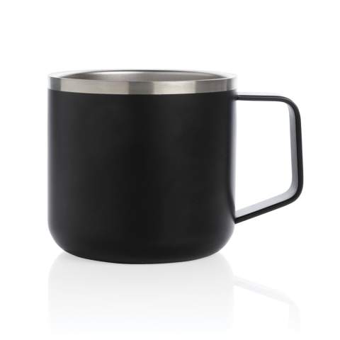 Mug randonnée 350ml à double paroi en acier inoxydable léger. Profitez d'un café chaud lorsque vous êtes en déplacement, où que vous alliez. Sans BPA.<br /><br />HoursCold: 1