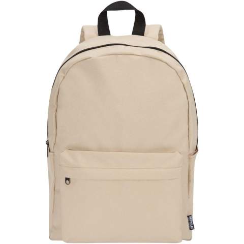 Made from water-repellent, GRS certified recycled polyester, the Byron city laptop backpack is your everyday companion for work, school, or city adventures. With a streamlined 16 litres capacity and a dedicated padded sleeve for laptops up to 14", it offers practical storage in a clean, modern design. Inside, you'll find smart organisational pockets to keep your gear in order, while two side pockets and a zipped front pocket provide quick access to essentials. Whether you're commuting or exploring the city, this backpack delivers style, comfort, and functionality every step of the way.