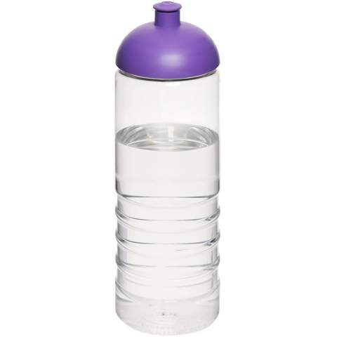 Single-walled sport bottle with ribbed design. Features a spill-proof lid with push-pull spout. Volume capacity is 750 ml. Mix and match colours to create your perfect bottle. Contact us for additional colour options. Made in the UK. Packed in a home-compostable bag. BPA-free.