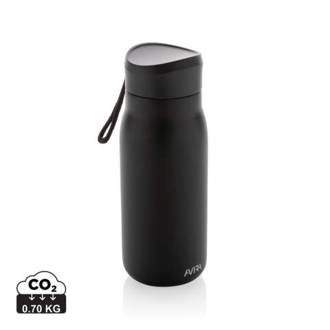 Introducing the Avira Ain mini travel cup - the perfect solution for your on-the-go caffeine needs. With a 150ml capacity, this cup is the ideal size for a quick pick-me-up while you're out and about. Its sleek design and convenient size make it easy to carry in a bag, and its secure lid prevents spills and leaks. Made with RCS (Recycled Claim Standard) certified recycled materials. RCS certification ensures a completely certified supply chain of the recycled materials. Total recycled content: 74% based on total item weight. Including FSC®-certified kraft packaging. Repurpose the box into a phone holder, pencil holder or flower pot!<br /><br />HoursHot: 5<br />HoursCold: 15