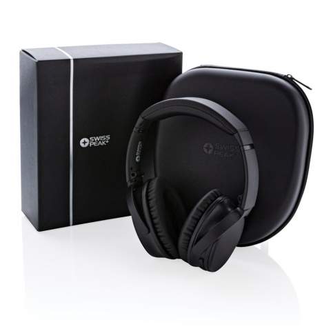 Take the next step in experiencing music with this lightweight active noise cancelling headphone. The headphone will eliminate all the surrounding environment sounds to make the music sound even more clear and powerful. The ABS headphone has an around-ear fit for optimal wearing comfort. The 400 mAh battery will allow you to play music for up to 14 hours on one single charge. Perfect for long trips, work or anything in between. Even if the battery is empty it’s no problem. Dead battery, no problem as it takes just a mere 1.5 hours to fully charge the headphones. With BT 4.2 which allows an operating distance up to 10 metres. With microphone/pick up function to answer calls. Including zipper pouch. ANC degree: 23 DB.