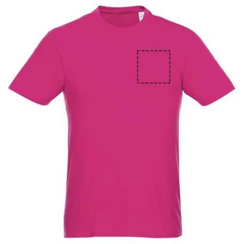The Heros short sleeve men's t-shirt is perfect for all events. The short sleeves and crew neck design provide a versatile and regular fit, making it suitable for a range of activities. Made with 150 g/m² cotton, it is lightweight and comfortable to wear. Additionally, the cotton material is soft to the touch and ideal for high quality branding. Thanks to the inside neck label that can be easily removed in two segments the design leaves space for custom interior branding while keeping the size information.
