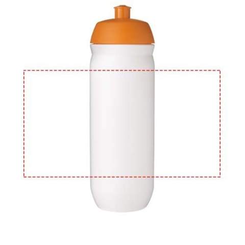 Single-walled sport bottle with a screw-fix pull-up lid. Made from flexible MDPE plastic, this squeezy bottle is perfect for sporting environments. Volume capacity is 750 ml. Contact us for additional colour combinations. Made in the UK. BPA-free. EN12875-1 compliant and dishwasher safe.