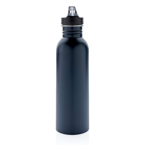 This bottle features a sports lid for fast on-the-go sips while exercising or going through the rush hour! Perfect size and lightweight reusable bottle made from 18/8 durable stainless steel. Recommended for cold water only. Content: 710ml.
