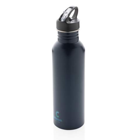 This bottle features a sports lid for fast on-the-go sips while exercising or going through the rush hour! Perfect size and lightweight reusable bottle made from 18/8 durable stainless steel. Recommended for cold water only. Content: 710ml.