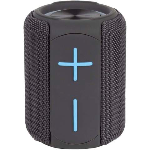 Der Lautsprecher Beat Box mit 6W hat eine Betriebsdauer von 6 bis 8 Stunden und kann in 2 bis 3 Stunden vollständig aufgeladen werden. Bluetooth® Version 5.3 sorgt für eine stabile Verbindung mit anderen Geräten. Ausgestattet mit Mikrofon und Freisprechfunktion zur einfachen Abwicklung von Telefonaten. Wasserdicht gemäß IPX5.