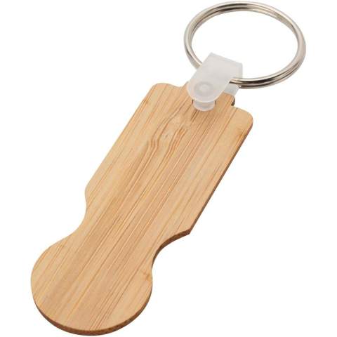 Le porte-clés pour chariot Ronan est fabriqué en bambou et est conçu pour s'adapter à la plupart des chariots de supermarché, vous permettant de les déverrouiller sans pièce ni jeton.