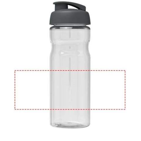Single-wall sport bottle with ergonomic design. Bottle is made from recyclable PET material. Features a spill-proof lid with flip top. Volume capacity is 650 ml. Mix and match colours to create your perfect bottle. Contact customer service for additional colour options. Made in the UK. Packed in a recycled PE plastic bag. BPA-free.