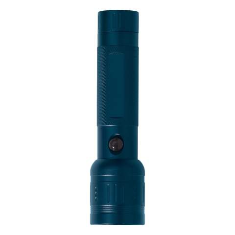 Take this alluminium 3W LED torch with you on a survival trip or when camping. It is compact and lightweight. Batteries included. Comes packaged in a gift box.
