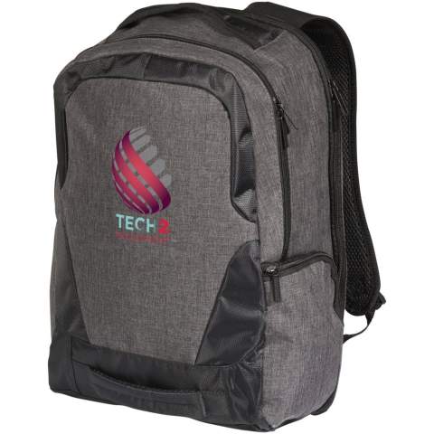 Een slanke, 17 inch laptoprugzak met USB poort en kabel. Uitgerust met RFID bescherming in zijvak en extra ritsvakken. De handgrepen aan de boven en voorkant en de gewatteerde schouderbanden zorgen ervoor dat je hem makkelijk kunt dragen. Er kunnen kleine variaties voorkomen in de kleur van het eigenlijke product, vanwege de aard van de kleurstoffen, de weefsels en de bedrukking.