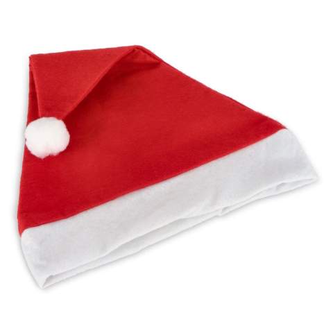 Embrace the holiday spirit with this classic Christmas hat! Made from soft felt fabric and topped with a playful pom-pom. Whether you're celebrating at a holiday party, festive event, or just spreading cheer, this timeless accessory adds a joyful touch to any occasion.