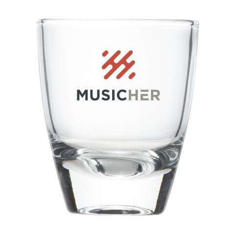 Verre à liquer au design classique et à fond solide. Capacité 50 ml. Fabriquée en Europe.