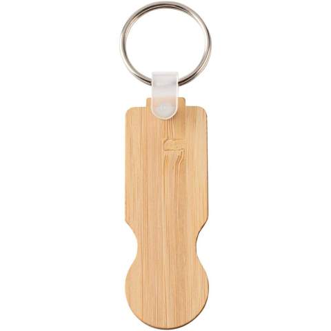 Le porte-clés pour chariot Ronan est fabriqué en bambou et est conçu pour s'adapter à la plupart des chariots de supermarché, vous permettant de les déverrouiller sans pièce ni jeton.