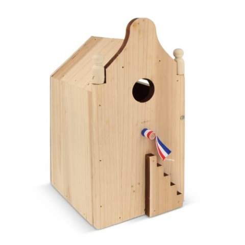 Presenting our Bird House, a cozy haven for feathered friends. Crafted from FSC wood, it's both eco-friendly and stylish. Invite nature into your garden while promoting avian biodiversity. A charming addition to any outdoor space.