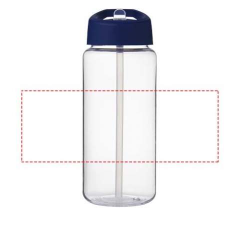 Single-wall sport bottle made from durable, BPA-free Tritan™ material. Features a spill-proof lid with flip-top drinking spout. Volume capacity is 600 ml. Mix and match colours to create your perfect bottle. Made in Europe. Packed in a home-compostable bag. 
