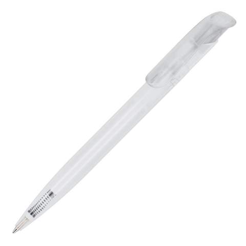 Stylo à bille design Toppoint, fabriqué en Allemagne. Ce stylo est équipé d'une recharge Jumbo bleue pour 4,5 km de plaisir d'écriture. Fabriqué avec des pièces transparentes.