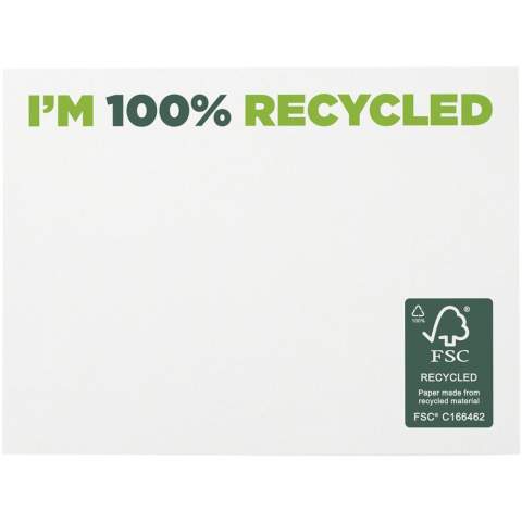 Het standaardmodel bevat 50 vellen zelfklevend papier van 80 g/m2 in verschillende kleuren. Print in kleur mogelijk op elk blad. Beschikbaar in 3 formaten (25/50/100 vellen).
