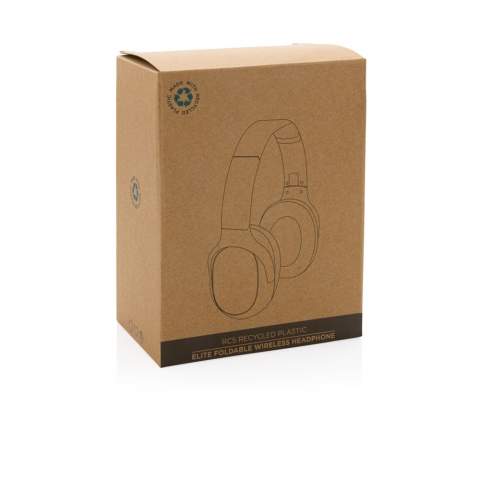 Comfortable and durable wireless headphone that uses BT5.1 for super smooth connection and long lasting playtime. Made with RCS (Recycled Claim Standard) certified recycled materials. Total recycled content: 71 % based on total item weight. RCS certification ensures a completely certified supply chain of the recycled materials. The over ear design of the earbuds allows a perfect sound experience. Foldable design for easy storage. The built-in 200 mah lithum battery that allows a play time up to 5 hours and can be fully re-charged in 2 hours. Operating distance up to 10 metres. Including mic to answer phone calls. Including RCS certified recycled TPE charging cable. Packed in FSC® mix packaging<br /><br />HasBluetooth: True<br />PVC free: true