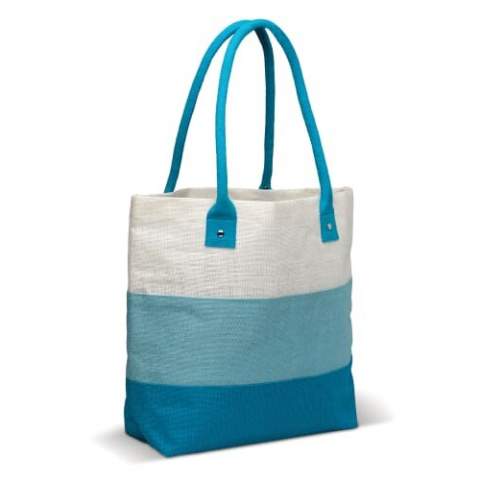 This bag provides enough space for all your beach items on a nice summer day. Made from durable jute.