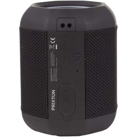 L'enceinte Dance Box de 10 W offre une autonomie de 8 à 10 heures et peut être entièrement chargée en 2 à 3 heures. La version Bluetooth® 5.1 fournit une connexion stable avec d'autres appareils. Dotée d'un microphone et d'une fonction mains libres pour une gestion facile des appels téléphoniques. Niveau d'étanchéité IPX7.