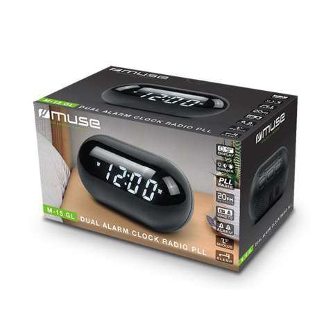 "Radio-réveil rond et compact, parfait pour toute chambre à coucher. D'une taille de 8 cm x 14,6 cm, cet élégant radio-réveil s'installe sans effort sur une table de chevet ou un bureau. Profitez d'un son clair et d'une interface conviviale, qui vous permet de syntoniser facilement votre station préférée ou de régler une alarme. L'affichage clair vous permet de toujours lire l'heure, même dans l'obscurité. Commencez la journée du bon pied grâce à la combinaison parfaite de fonctionnalité et de design de ce radio-réveil moderne !
