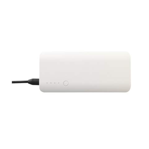 Sehr leistungsstarke ABS-Powerbank mit 3 Anschlüssen und eingebautem Li-Ionen-Akku (10.000 mAh) zum gleichzeitigen Laden von bis zu 3 Geräten. Eingang: DC5V/2,1A. Ausgang USB 1, USB 2 & Typ-C: DC5V/2,1A. Inklusive Ladekabel USB-C zu USB-C und Gebrauchsanweisung. Pro Stück in einer Verpackung.